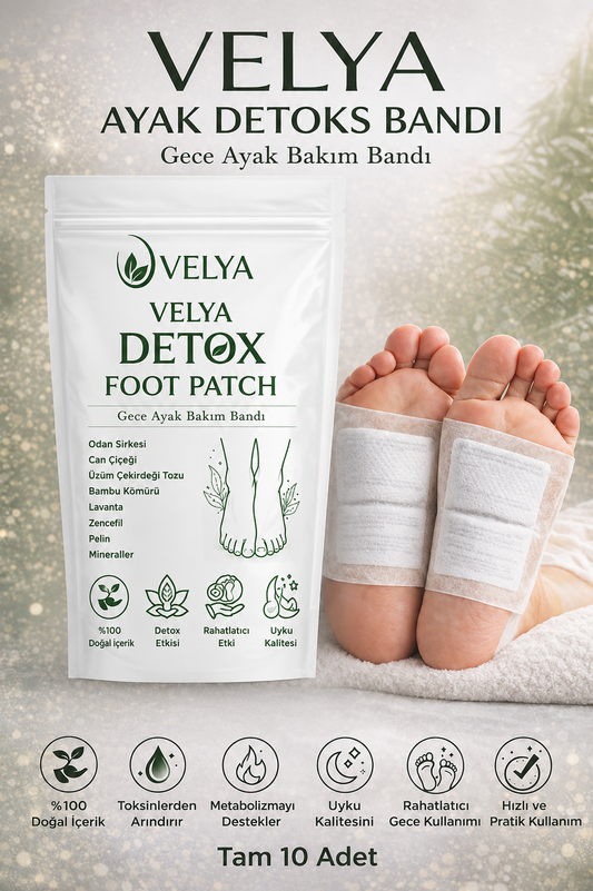 Ayak Bakım Detox Bandı - 10 Adet