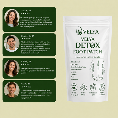 Ayak Bakım Detox Bandı - 10 Adet