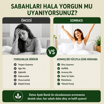 Ayak Bakım Detox Bandı - 10 Adet